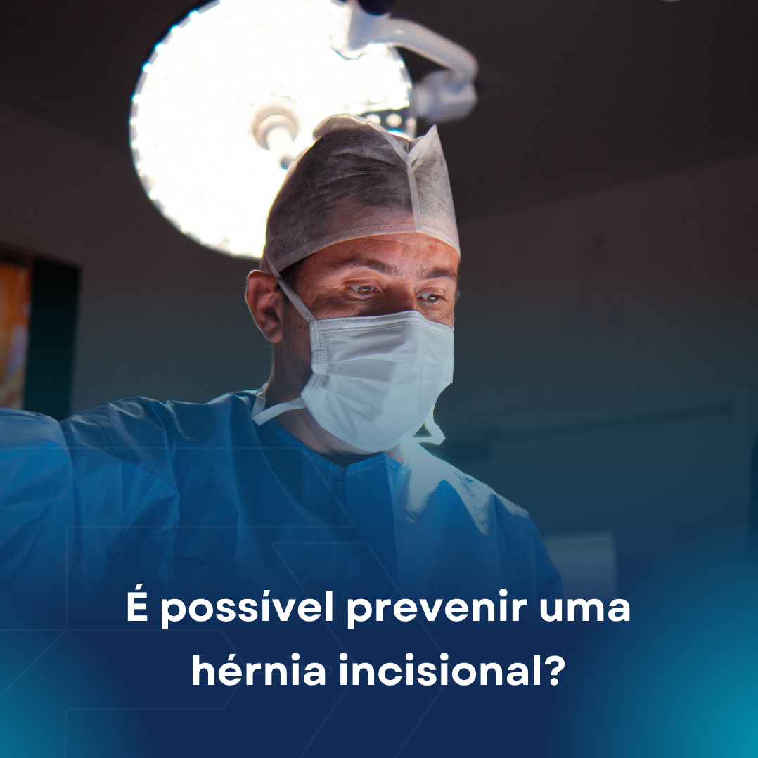 Dr. Diogo Falcão, cirurgião especialista em hérnia abdominal, responde sobre a possibilidade de evitar que as hérnias incisionais ocorram