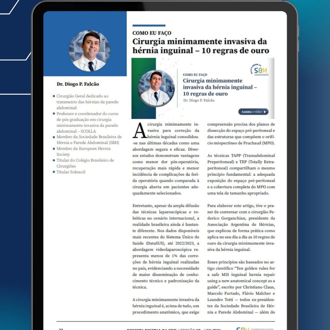 Dr Diogo Falcão revista digital da SBH