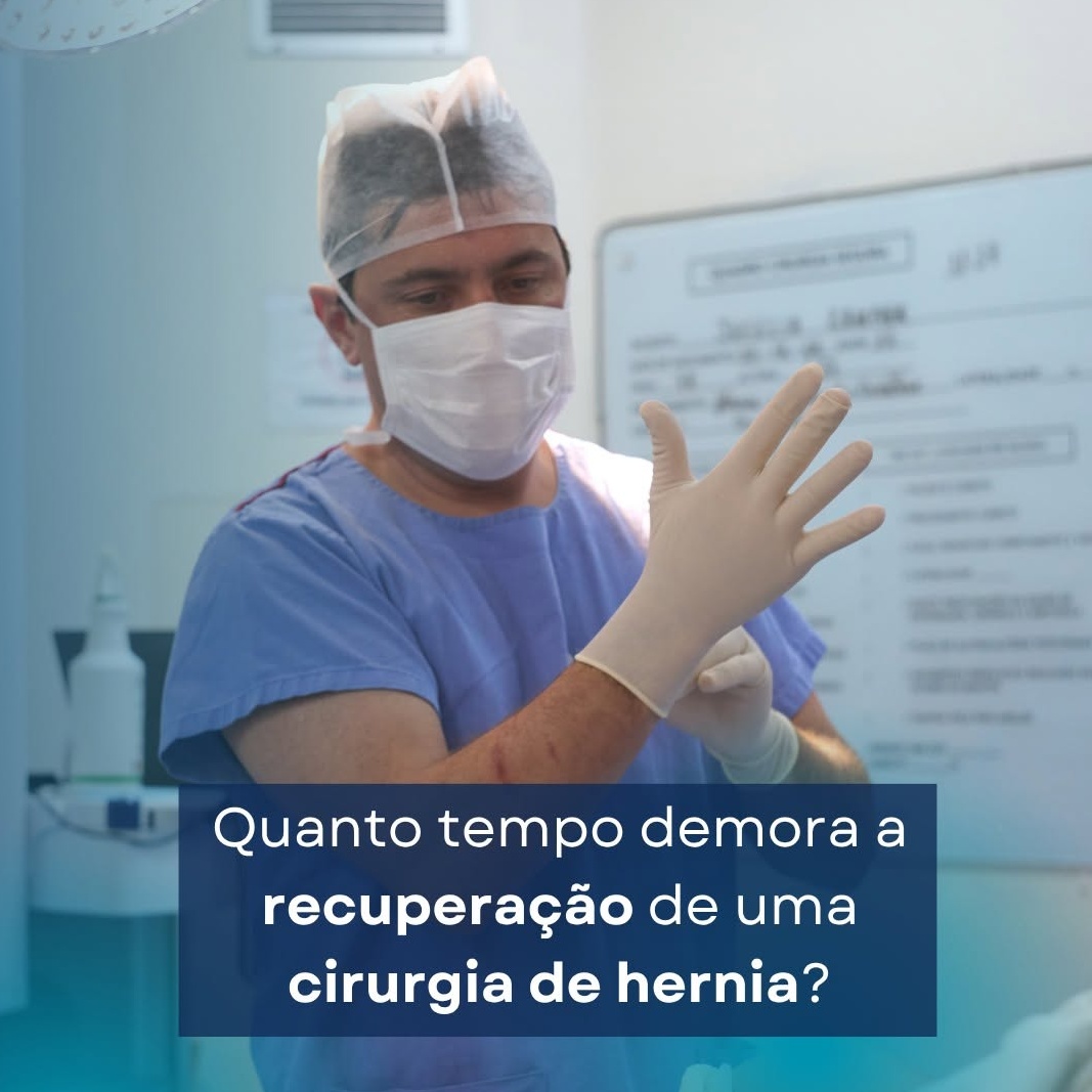 quanto tempo demora a recuperação de uma cirurgia de hernia abdominal