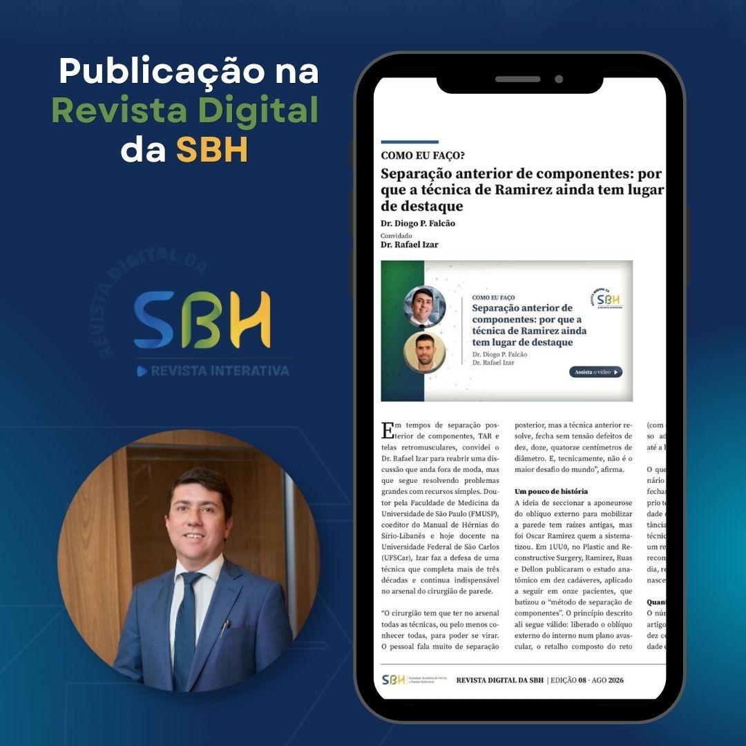 publicação sobre o tratamento das hérnias da parede abdominal