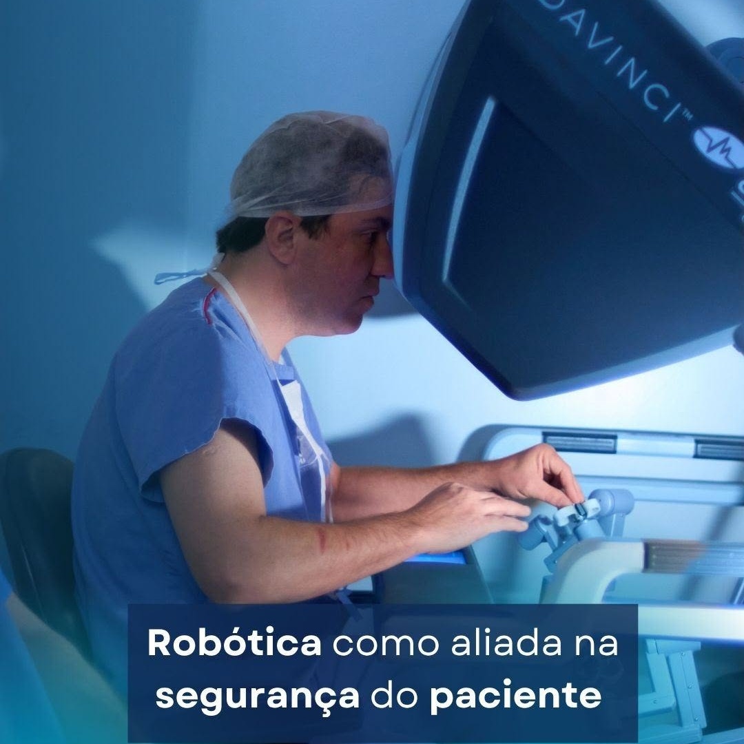 cirurgia robotica como aliada no tratamento do paciente